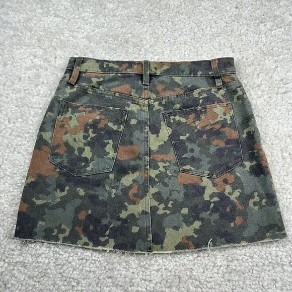 Hudson Viper Mini Camo Denim Skirt - Picture 3 of 14